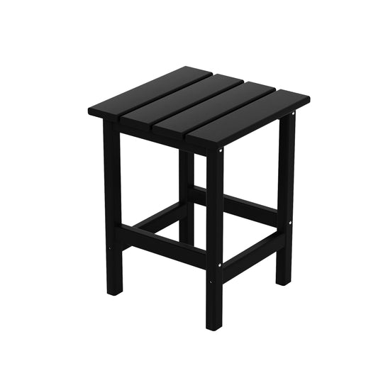Malibu 3 Pieces Outdoor Poly Adirondack Coffee Table and Side Table Set