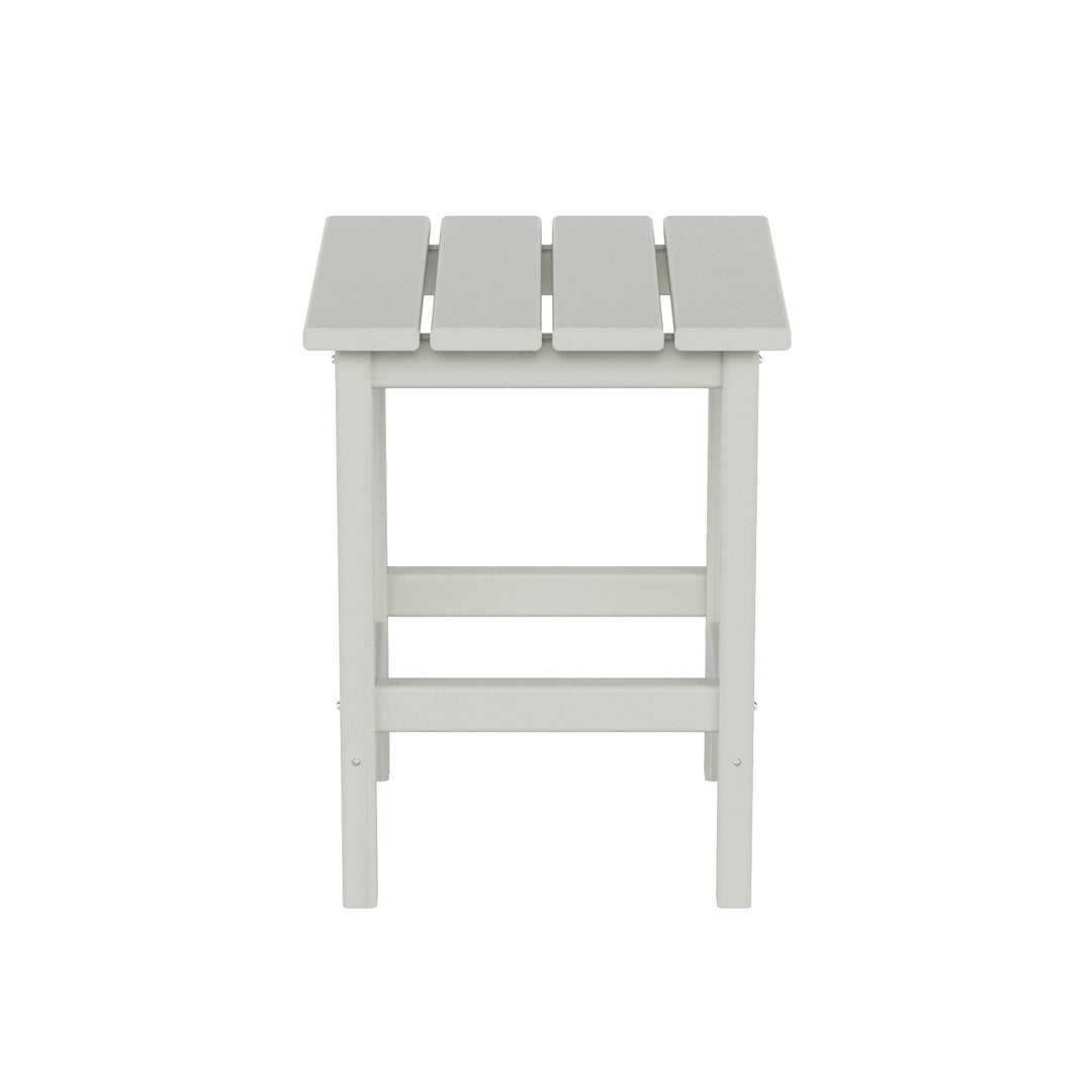 Malibu 3 Pieces Outdoor Poly Adirondack Coffee Table and Side Table Set