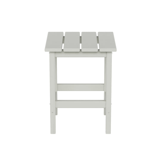Malibu 3 Pieces Outdoor Poly Adirondack Coffee Table and Side Table Set