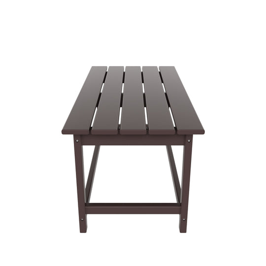 Malibu Outdoor Patio Classic Adirondack Coffee Table