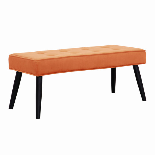 Wordford Tufted Velvet Upholstered Bench