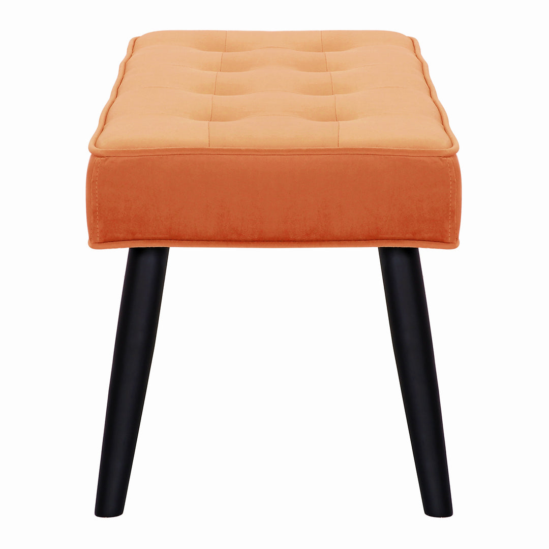 Wordford Tufted Velvet Upholstered Bench