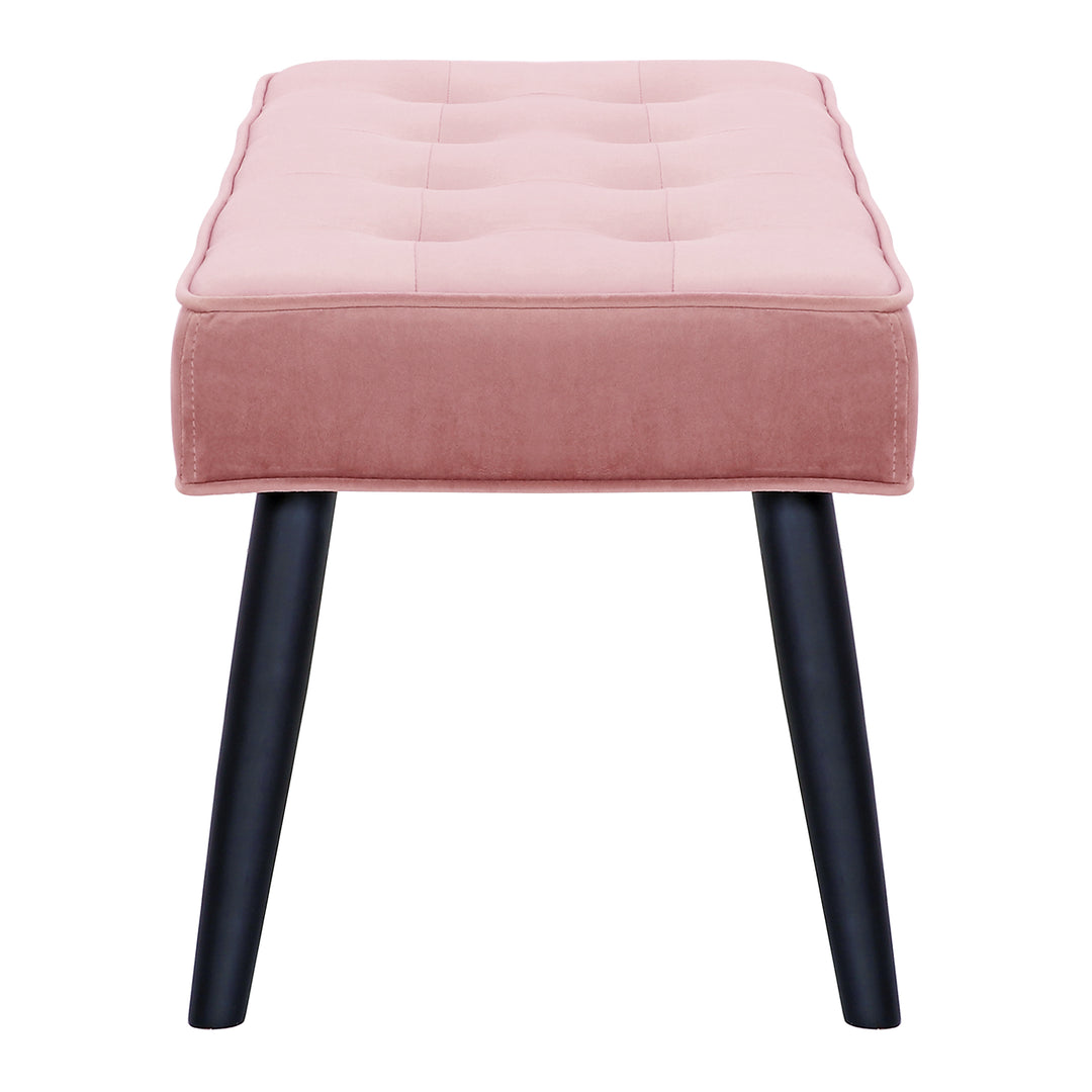 Wordford Tufted Velvet Upholstered Bench