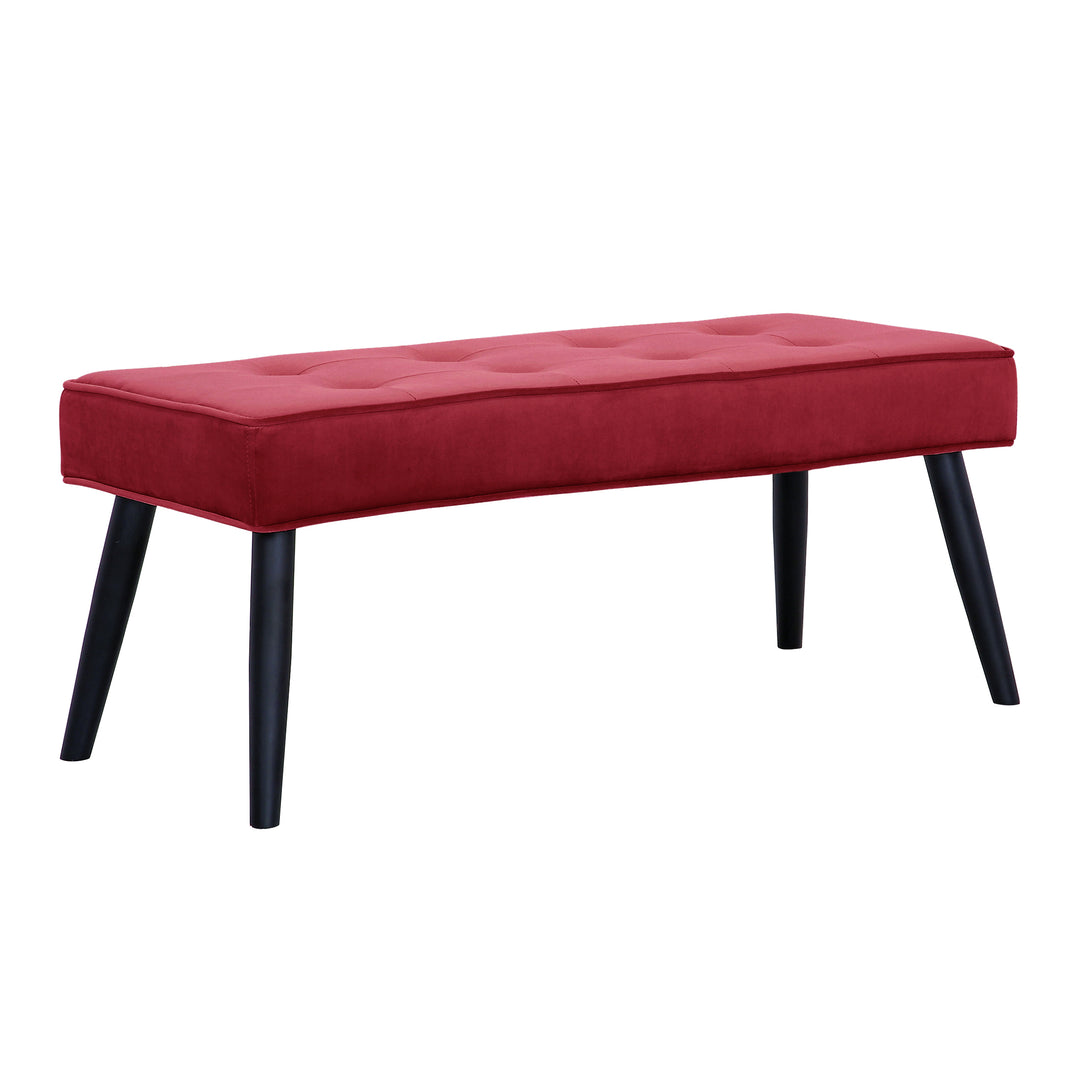 Wordford Tufted Velvet Upholstered Bench