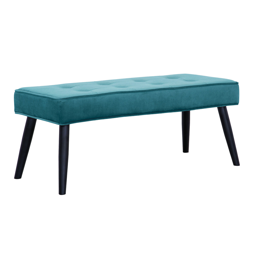 Wordford Tufted Velvet Upholstered Bench