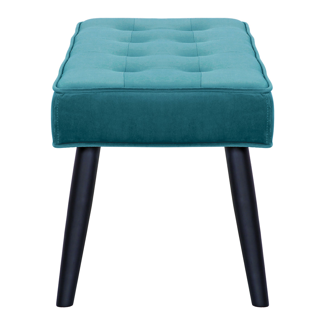 Wordford Tufted Velvet Upholstered Bench