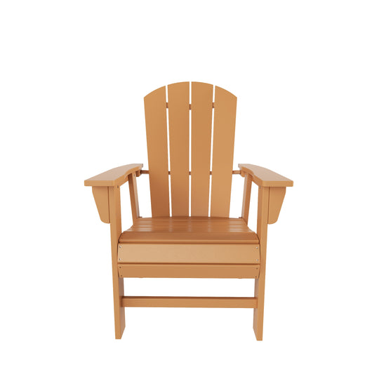 Malibu 5 Piece Outdoor Patio Square Dining Table and Curved Back Armchair Set