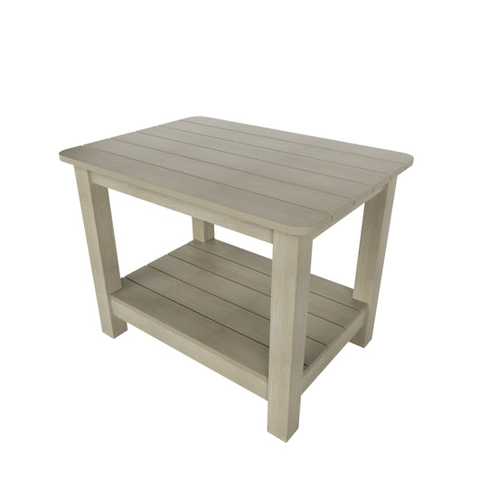 Tuscany HIPS 12-Piece Outdoor Folding Adirondack Chair With Side Table and Folding Ottoman Set