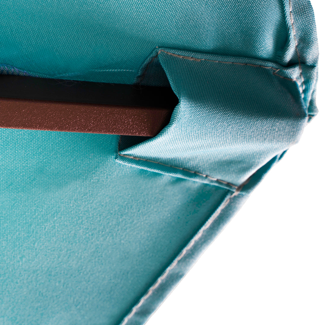 Lanai 9 Ft Outdoor Patio Half Market Umbrella