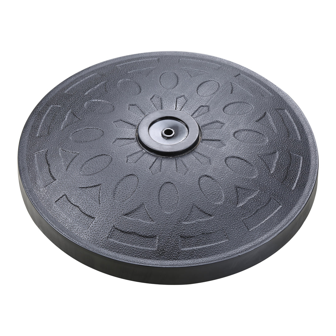 Easten Round Resin Free Standing Market Umbrella Base with Decorative Pattern