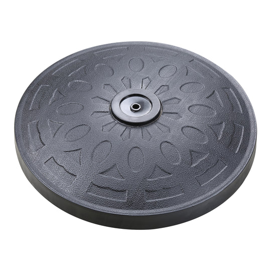 Easten Round Resin Free Standing Market Umbrella Base with Decorative Pattern