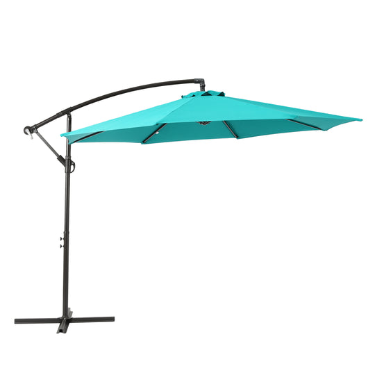 Julia 10 ft. Outdoor / Patio Cantilever Hanging Umbrella