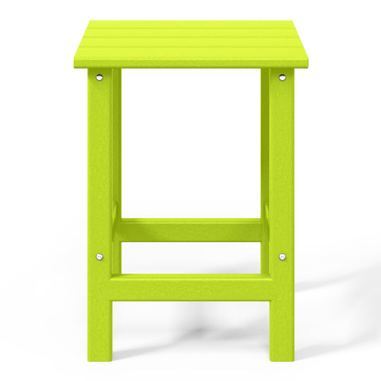 Malibu 14" square outdoor Side table for Adirondack chair