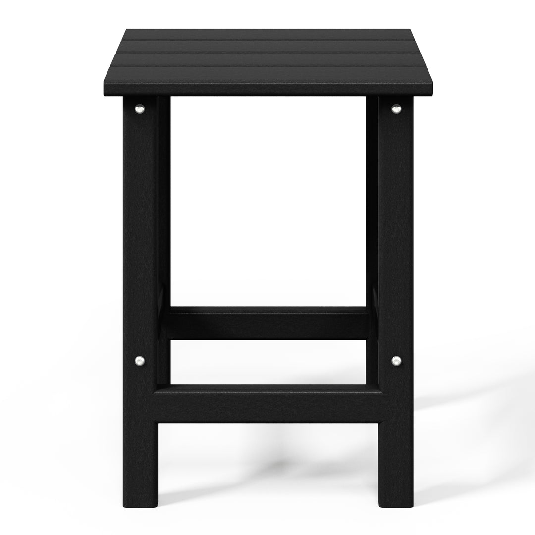 Malibu 14" square outdoor Side table for Adirondack chair