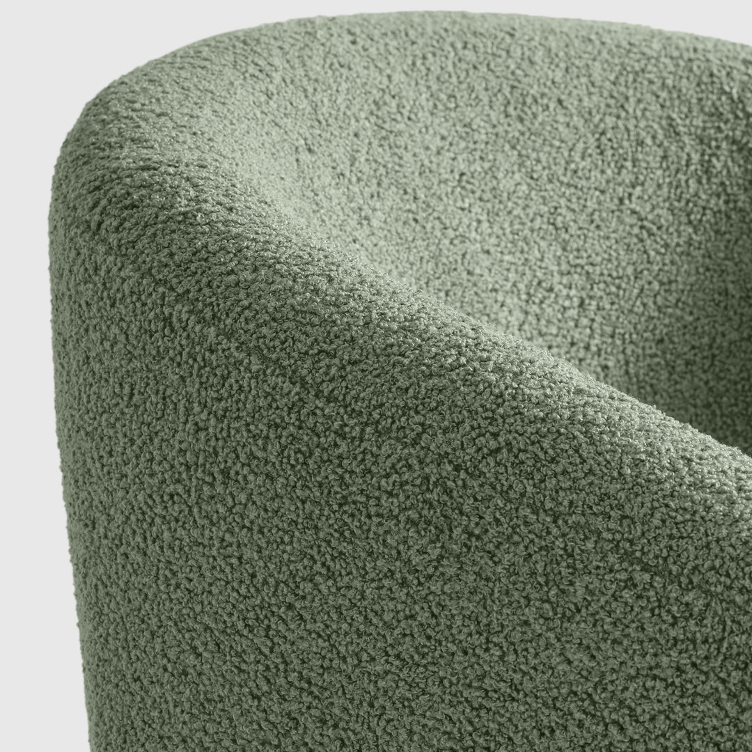 Alexandria 29" Wide Mid Century Modern Club Barrel Accent Armchair