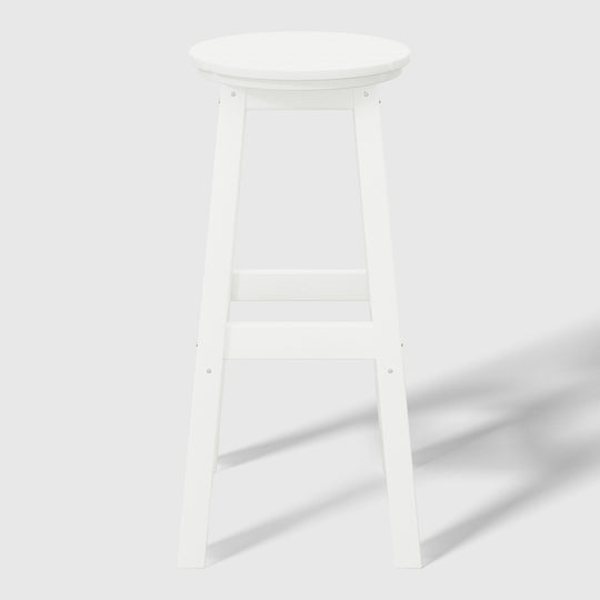 Malibu 29" HDPE Outdoor Patio Round Bar Stool