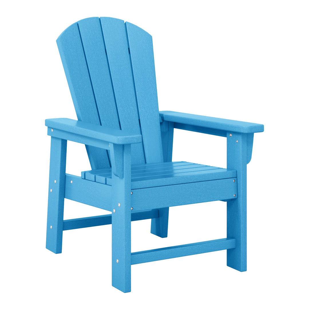 Malibu Kids Outdoor Adirondack Plastic Patio Chair (Set of 4)