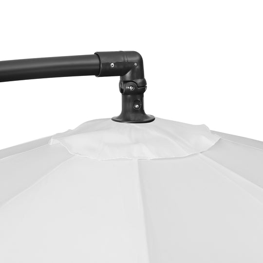 Julia 10 ft. Outdoor / Patio Cantilever Hanging Umbrella