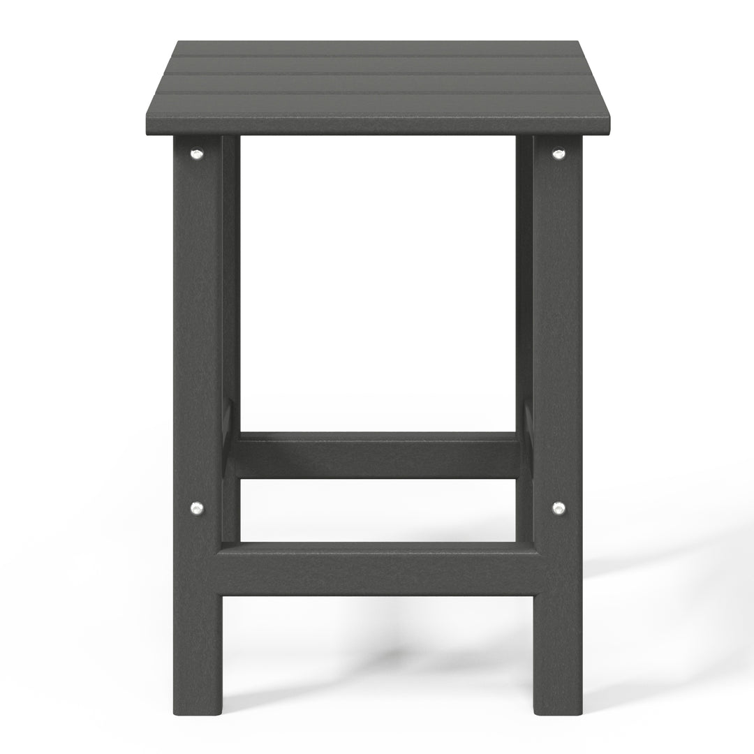 Malibu 14" square outdoor Side table for Adirondack chair