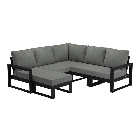 Montara 6-Piece Outdoor Patio Corner Sectional Sofa Conversation Set