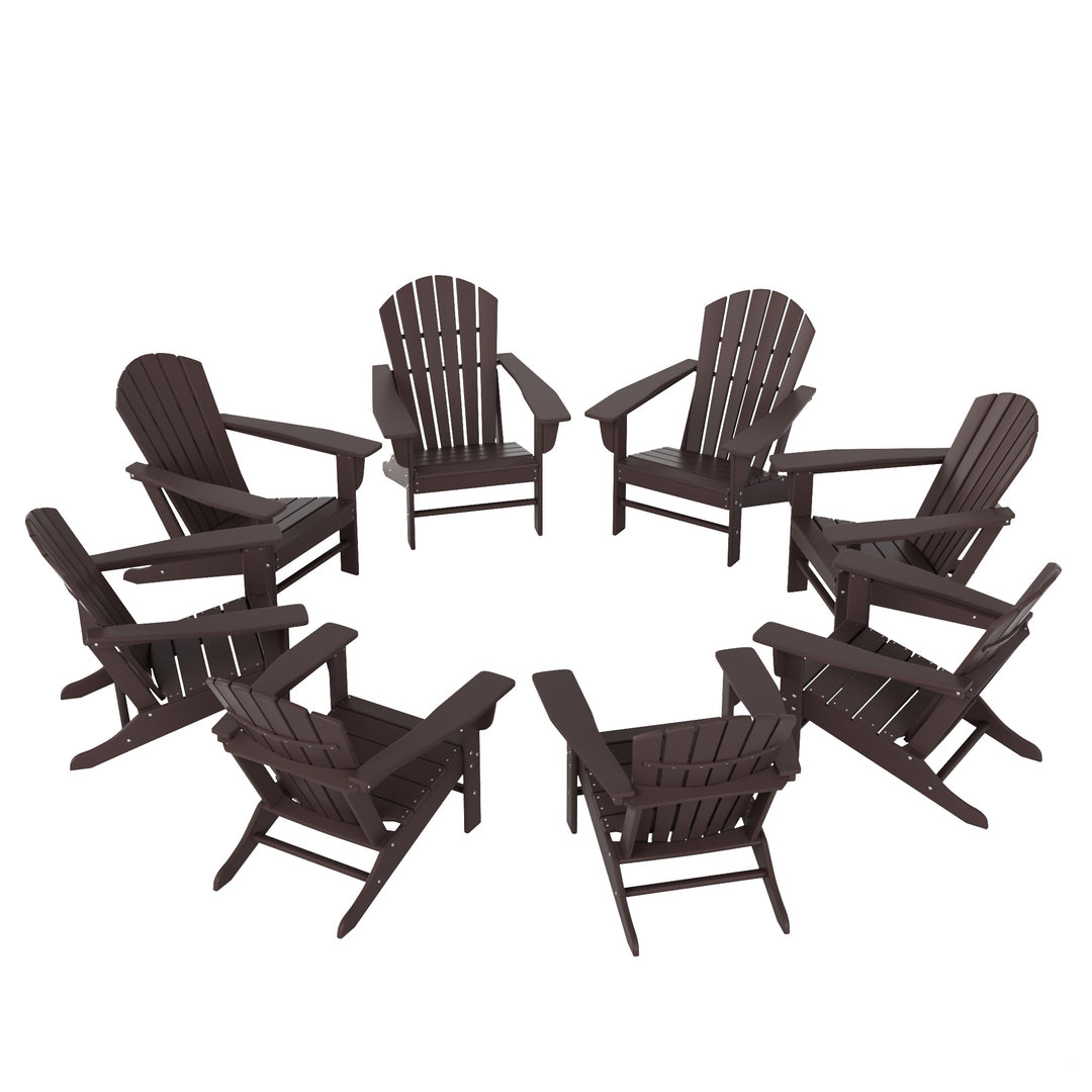 Dylan Outdoor Adirondack Chair (Set of 8)