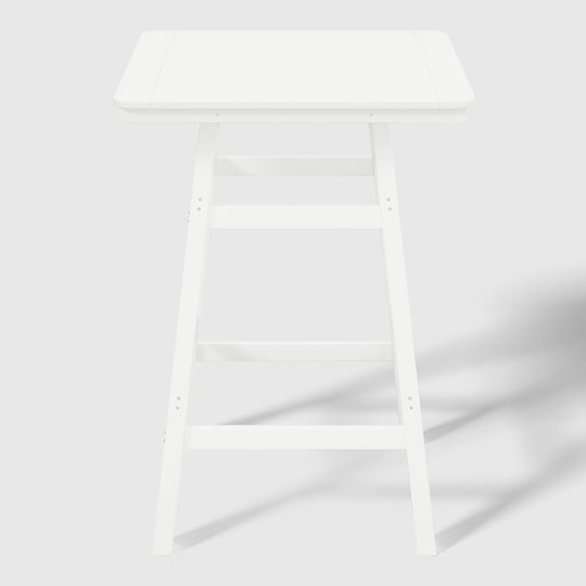 Malibu Square Outdoor Patio Bistro Bar Table With Umbrella Hole