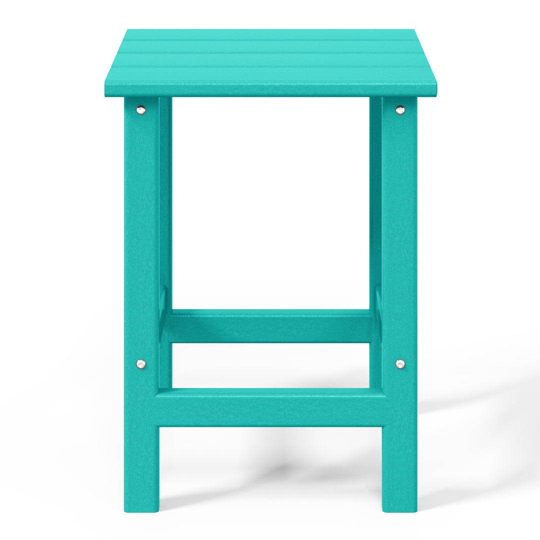 Malibu 14" square outdoor Side table for Adirondack chair