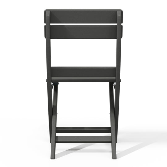 Malibu HDPE Outdoor Patio Modern Folding Dining Chair