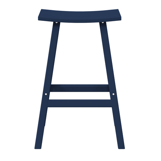 Malibu 29" height Outdoor / Patio Saddle bar stool