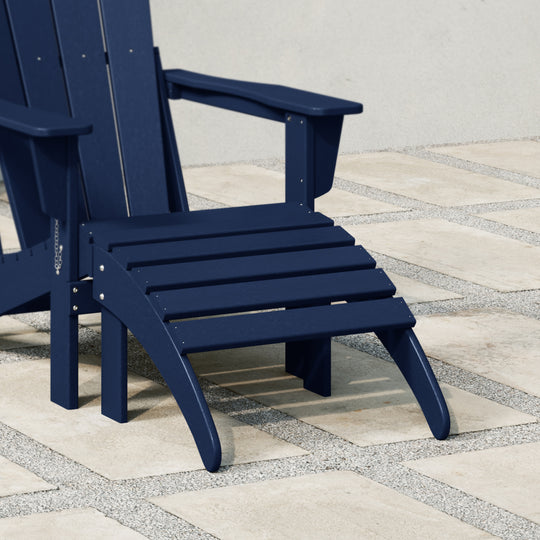 Malibu Outdoor folding ottoman for Adirondack chair