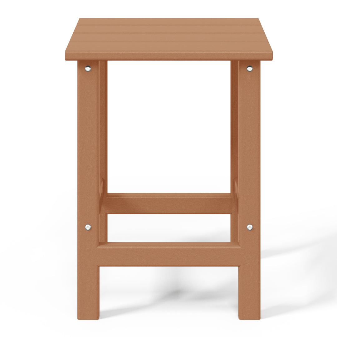 Malibu 14" square outdoor Side table for Adirondack chair
