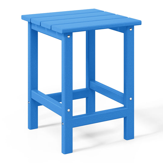 Malibu 14" square outdoor Side table for Adirondack chair