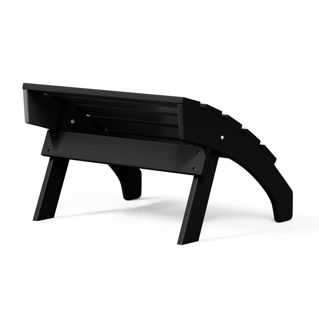 Dylan Outdoor Patio HDPE Adirondack Ottoman Footrest