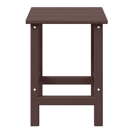Malibu 14" square outdoor Side table for Adirondack chair