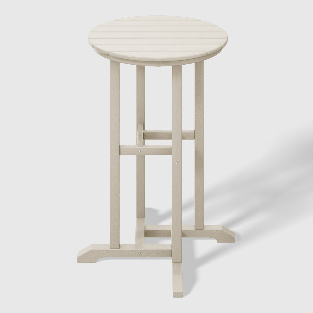 Malibu 37" Counter Height Round Outdoor Patio Bistro Bar Table