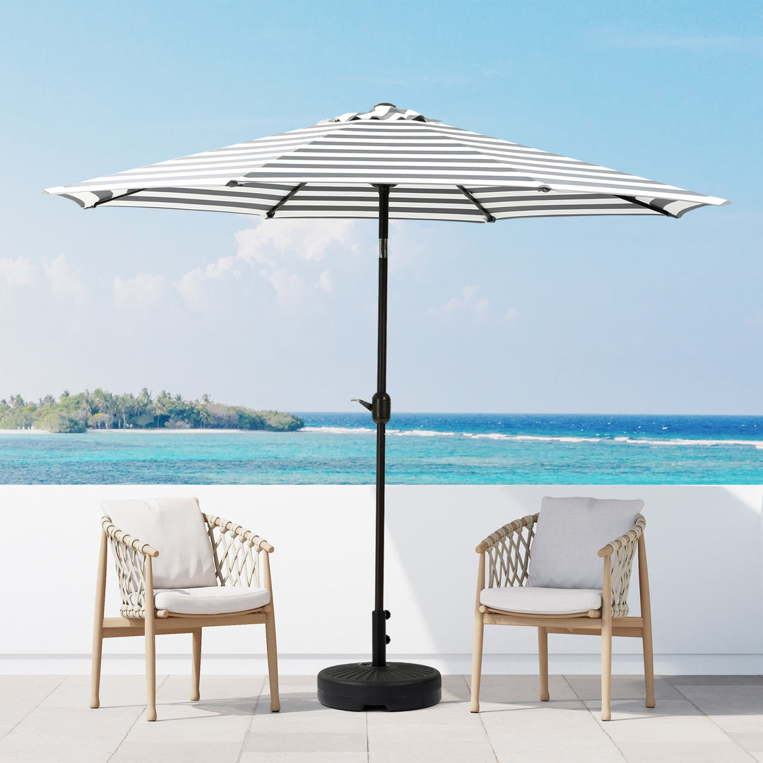 Paolo 9 ft. Patio Table Umbrella with tilt and crank features