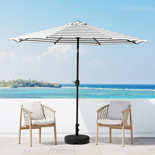 Paolo 9 ft. Patio Table Umbrella with tilt and crank features