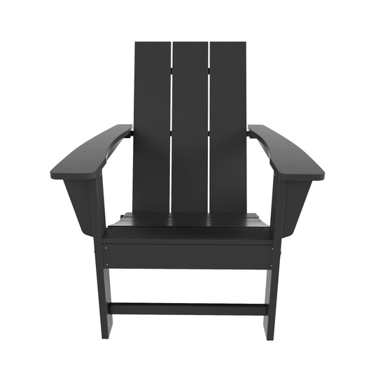 Ashore HDPE Modern Outdoor Patio Folding Adirondack Chair
