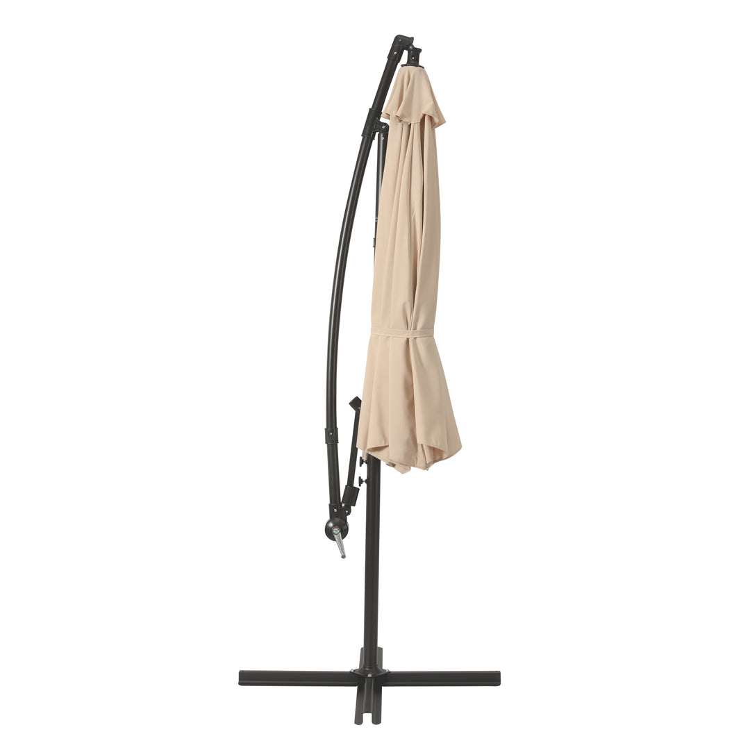 Julia 10 ft. Outdoor / Patio Cantilever Hanging Umbrella