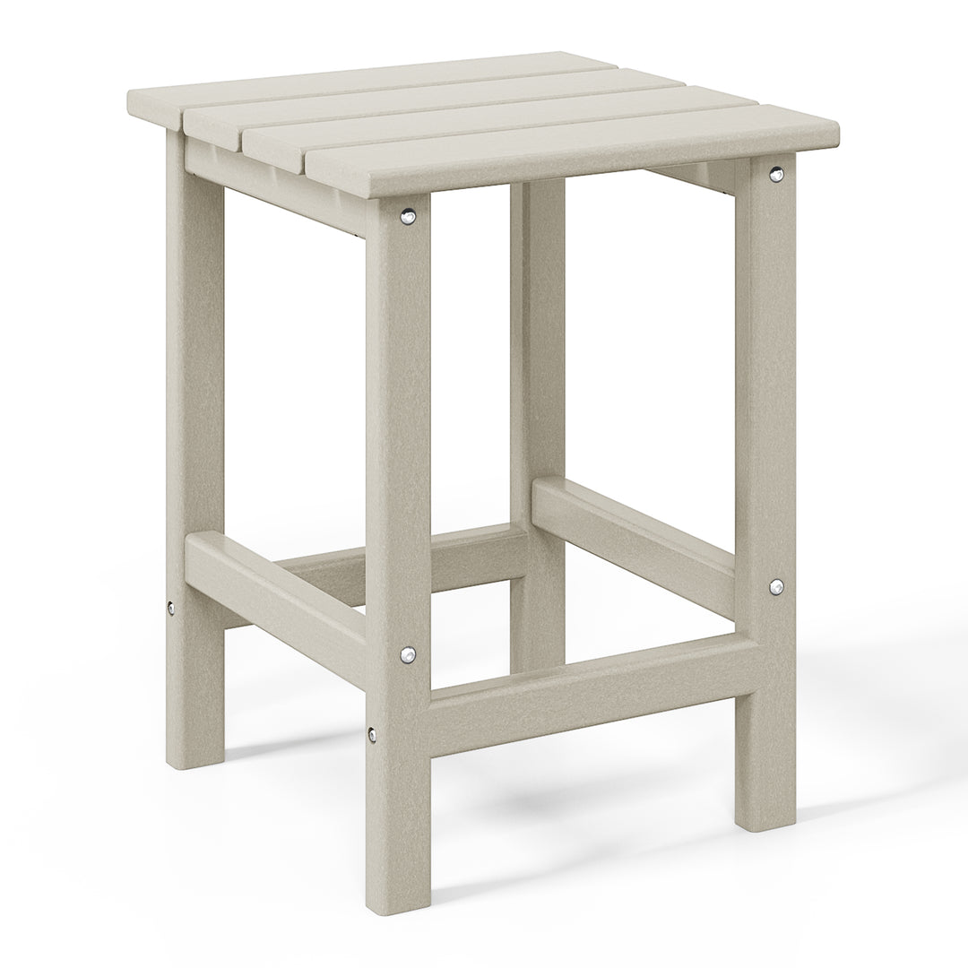 Malibu 14" square outdoor Side table for Adirondack chair