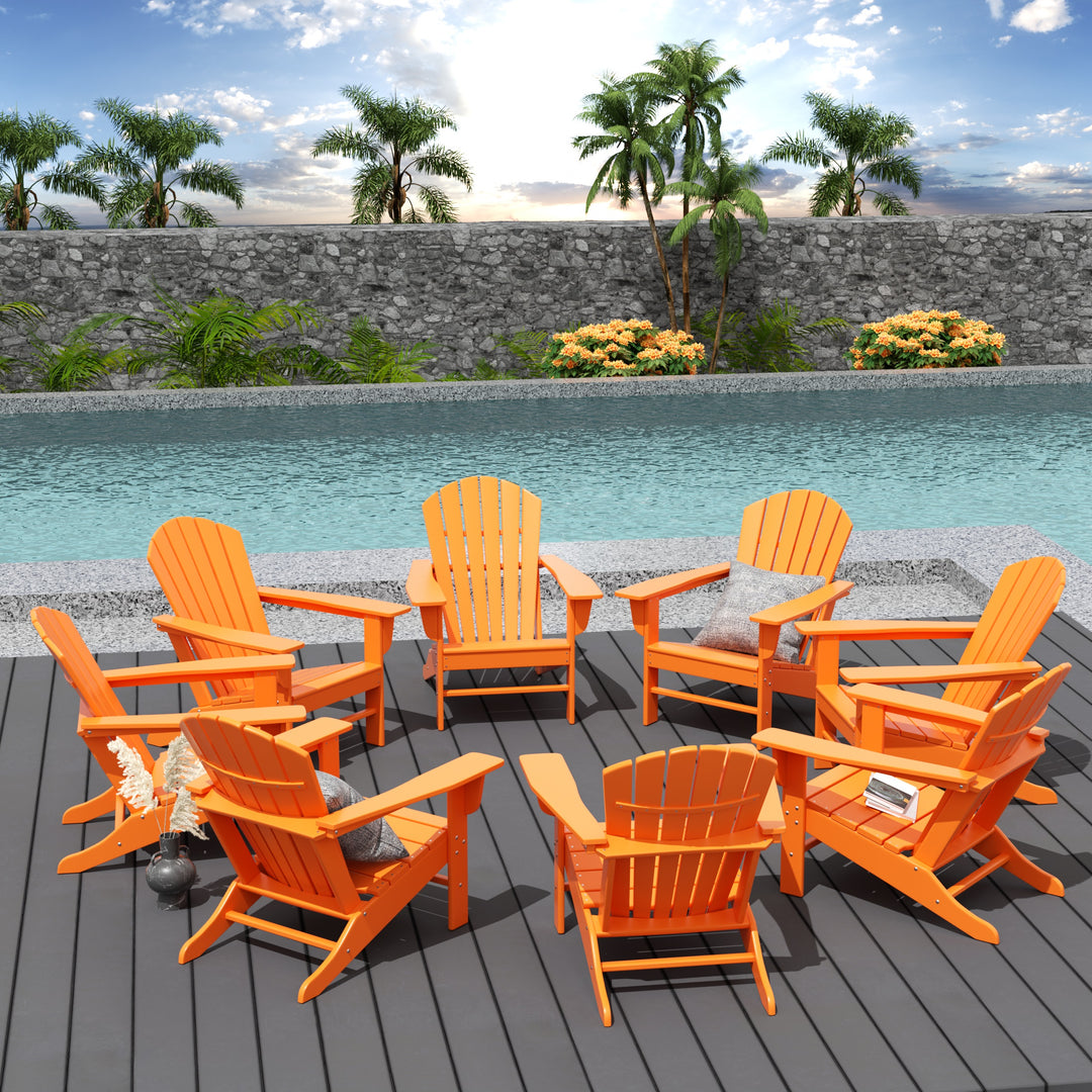 Dylan Outdoor Adirondack Chair (Set of 8)