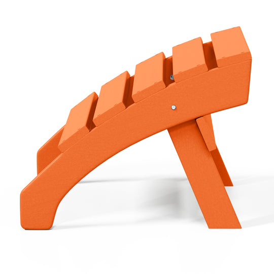 Dylan Outdoor Patio HDPE Adirondack Ottoman Footrest