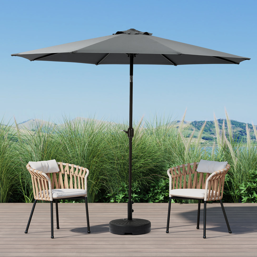 Paolo 9 ft. Patio Table Umbrella with tilt and crank features