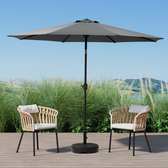 Paolo 9 ft. Patio Table Umbrella with tilt and crank features