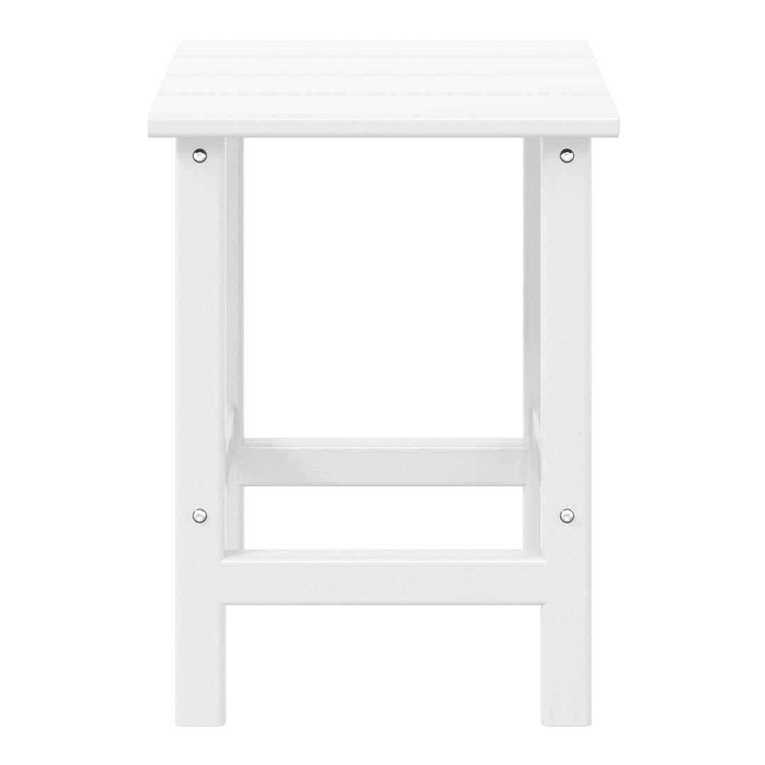 Malibu 14" square outdoor Side table for Adirondack chair