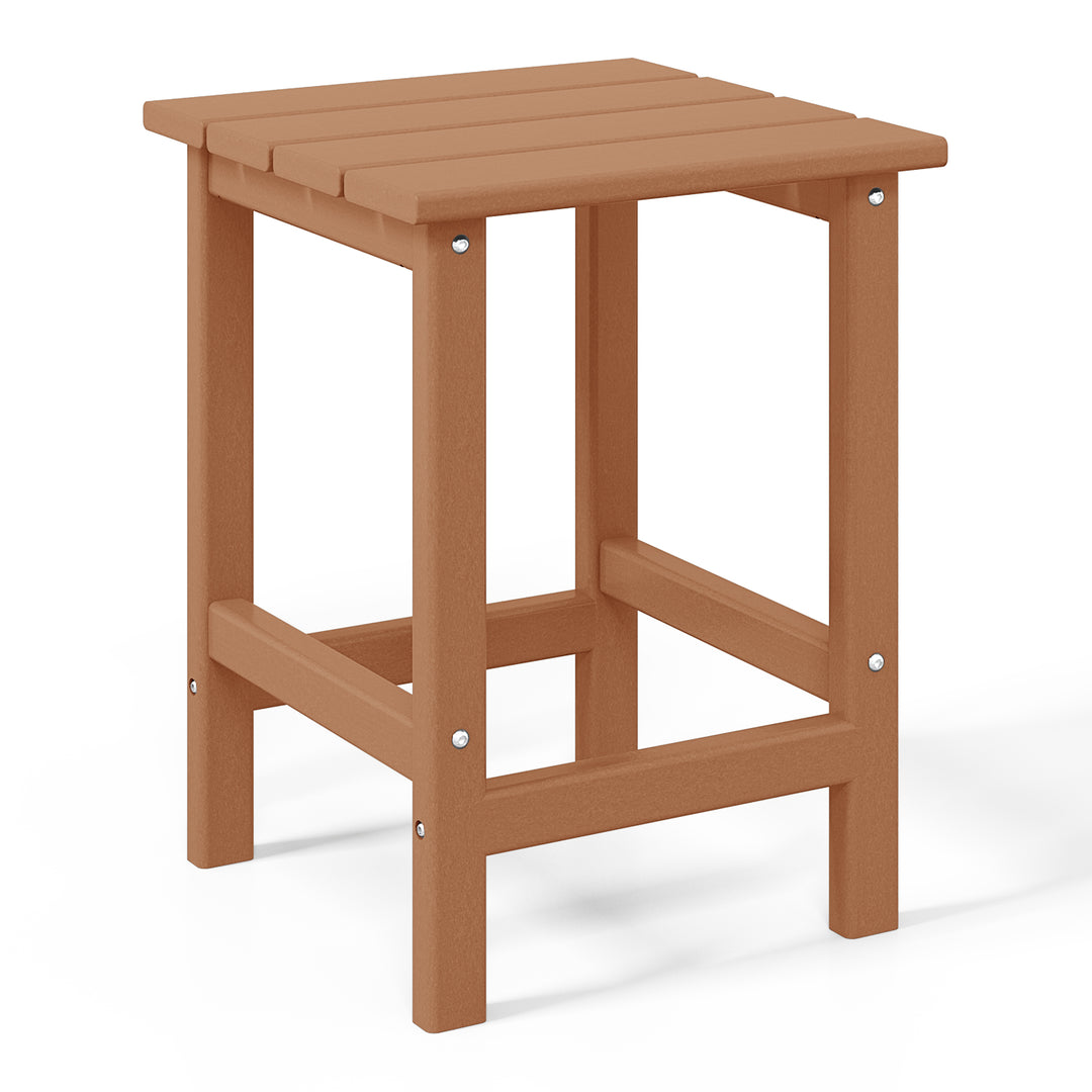 Malibu 14" square outdoor Side table for Adirondack chair