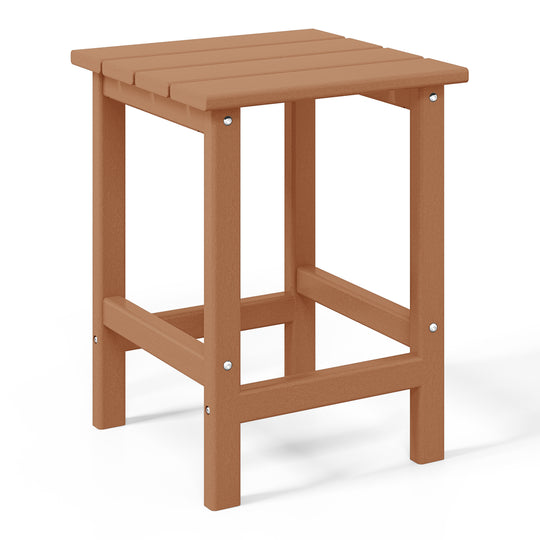 Malibu 14" square outdoor Side table for Adirondack chair
