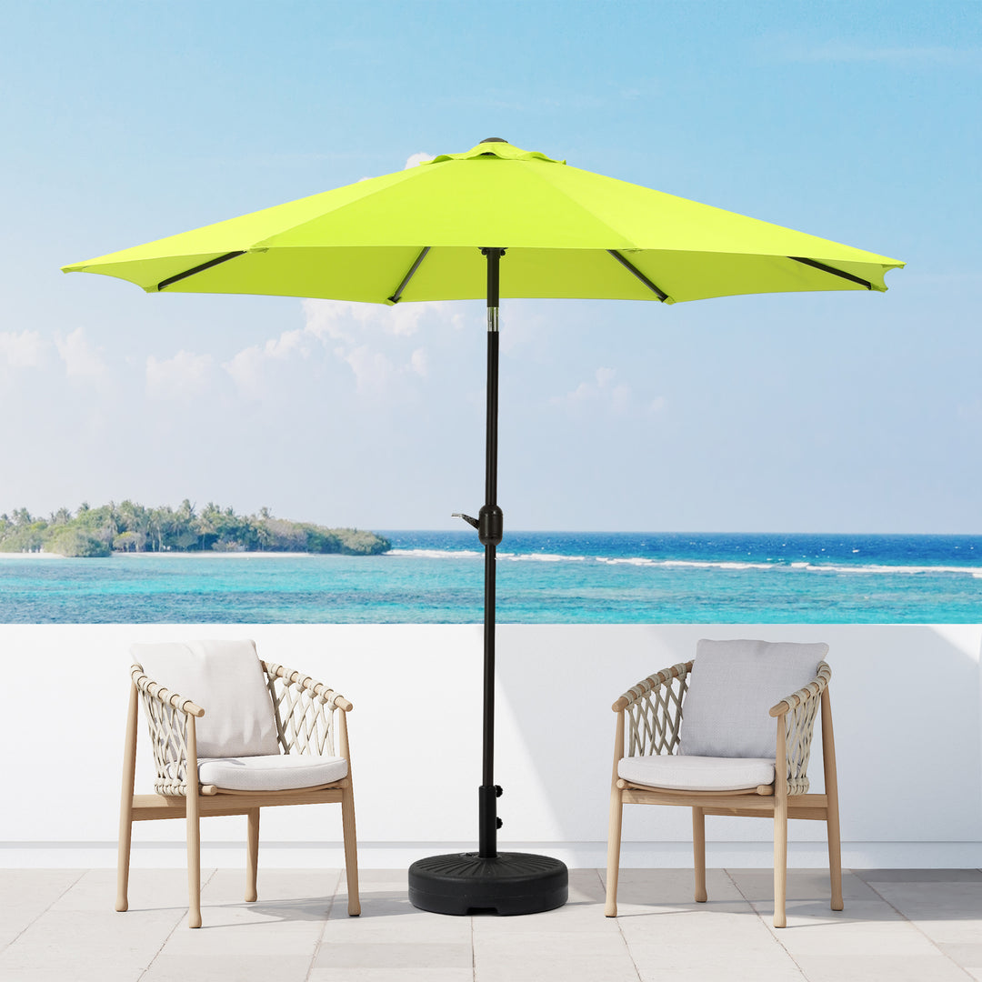 Paolo 9 ft. Patio Table Umbrella with tilt and crank features
