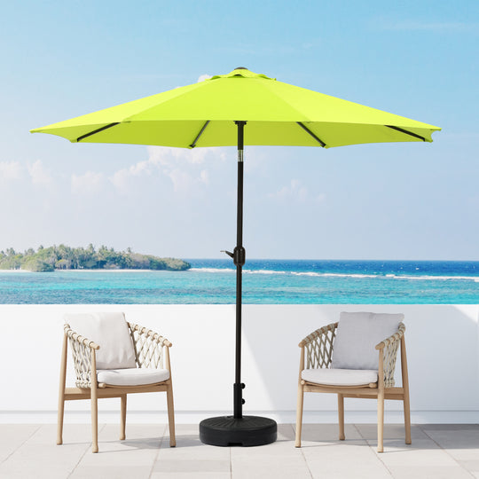 Paolo 9 ft. Patio Table Umbrella with tilt and crank features