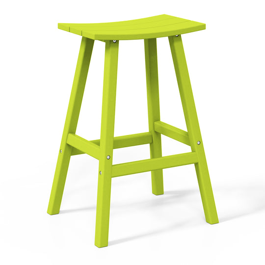 Malibu 29" height Outdoor / Patio Saddle bar stool